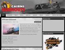 Tablet Screenshot of cairnsburnouts.com